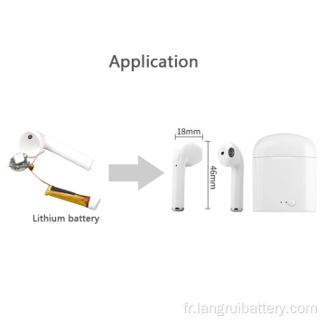 3,7 V 501447 Batterie en polymère 300mAh